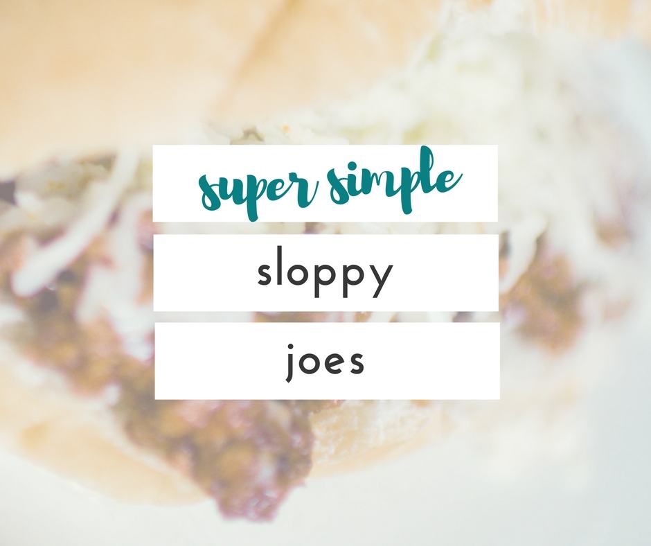 this is the easiest recipe for sloppy joes i have ever come across. i love that i can put them in the crock pot!