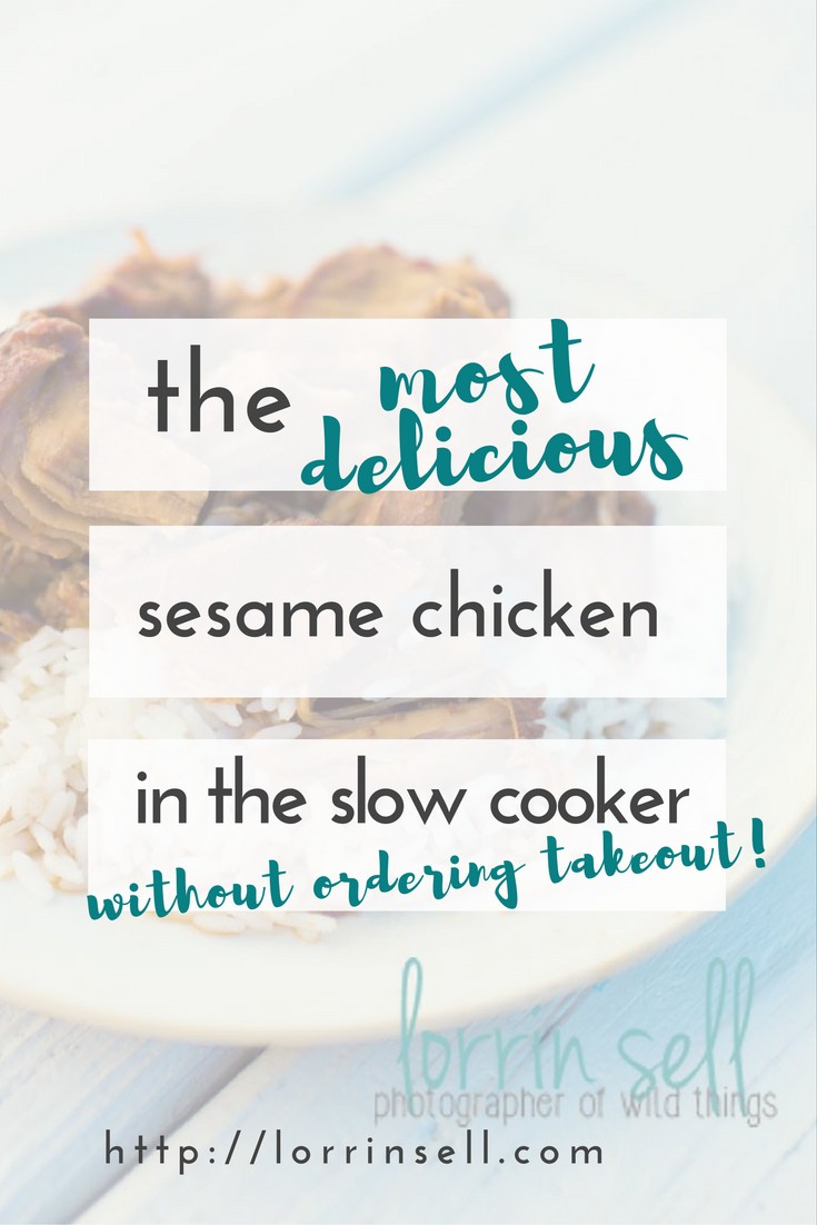 i love sesame chicken, and so do my kids. i love that i can make it in the slow cooker!