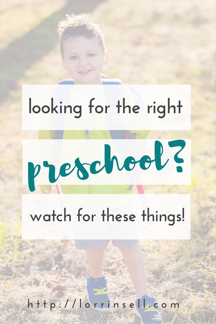 learn what to look for when choosing a preschool for your child.