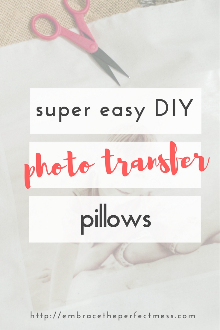 check out this easy tutorial for for diy photo transfer pillows. you won't believe how easy they are to make, you're going to love them!
