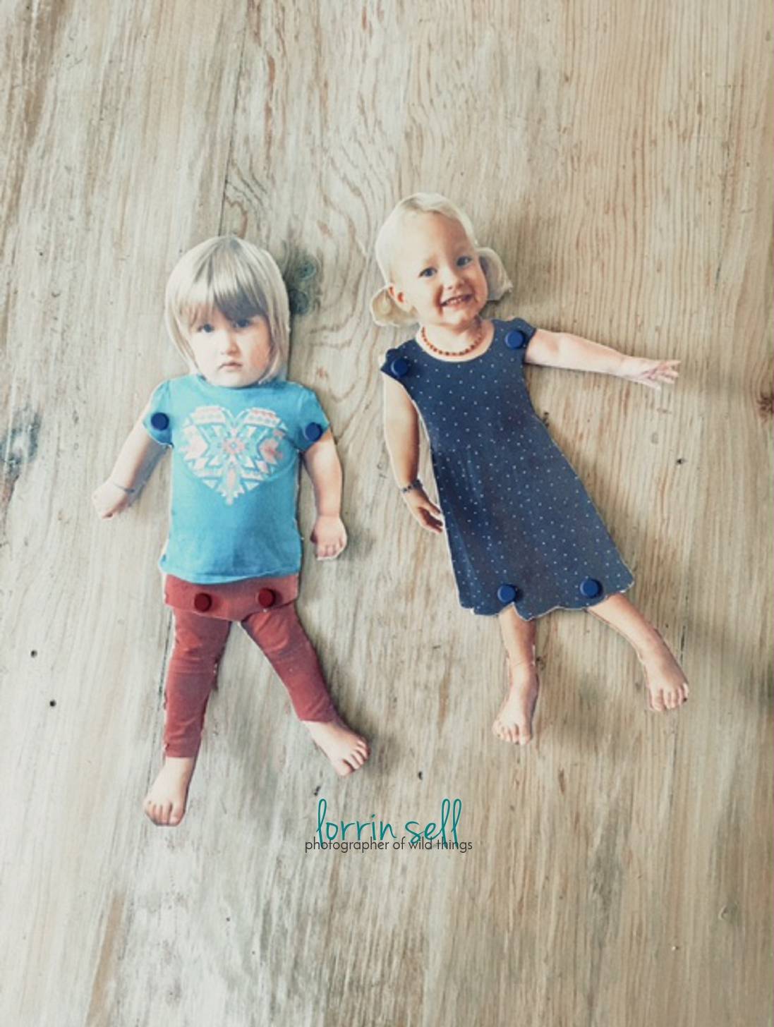 These DIY paper dolls were so easy to make, and the girls LOVE the fact that they have dolls that look JUST like them! I love an easy photo craft