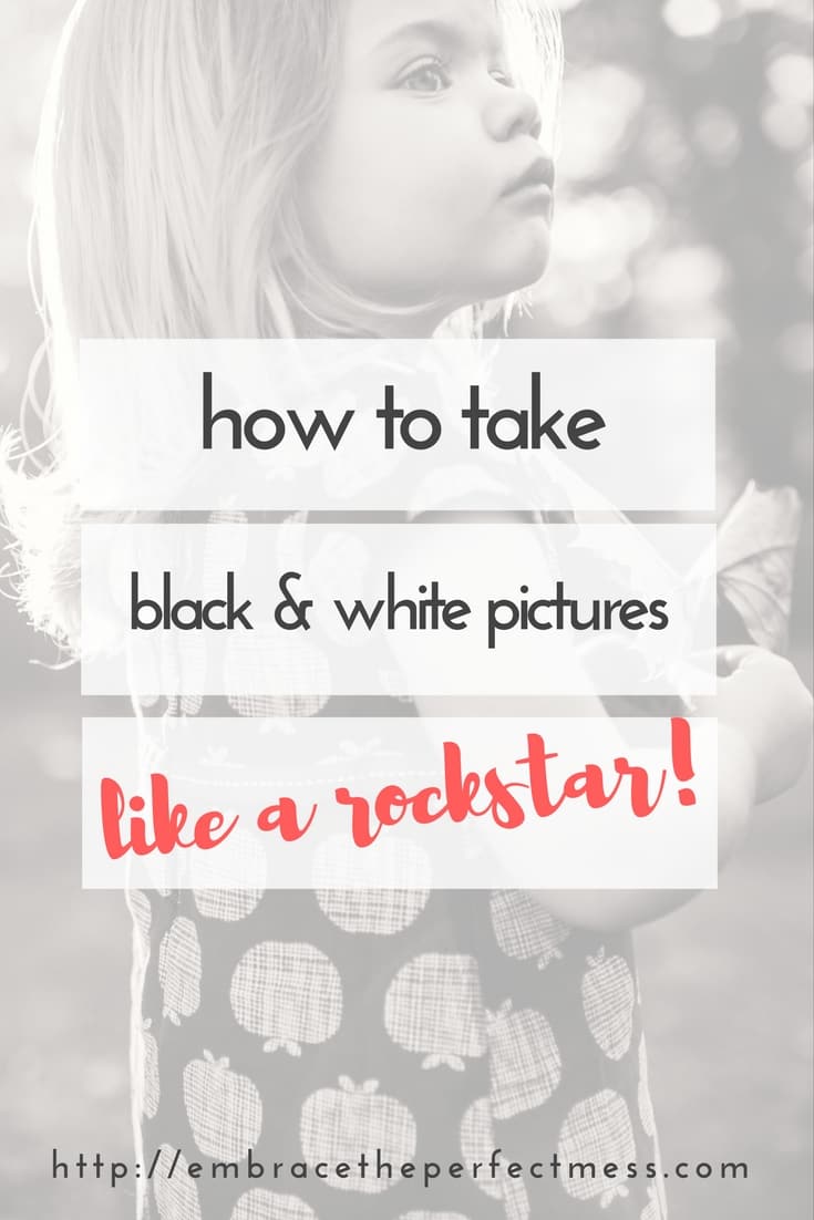 how to take better black and white pictures