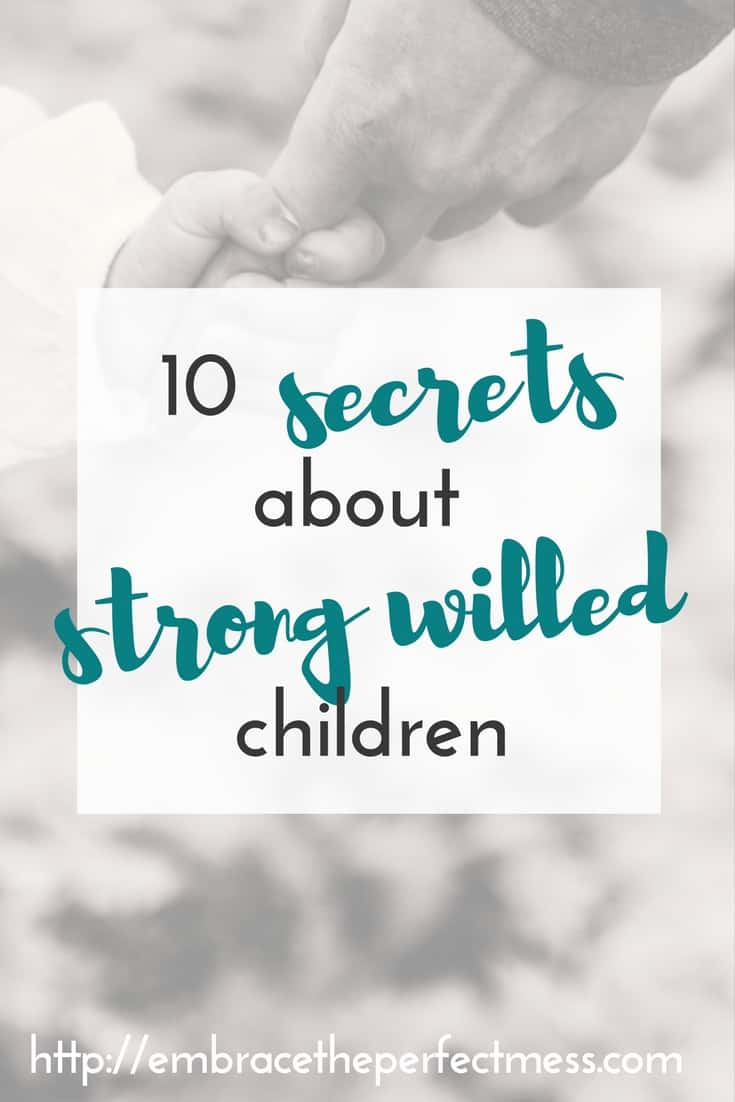 Do you have a strong-willed child? Can you relate to these secrets about strong-willed children? I know I can!
