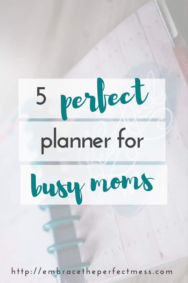 This is the perfect planner for busy moms! I'm so happy I was introduced to it.