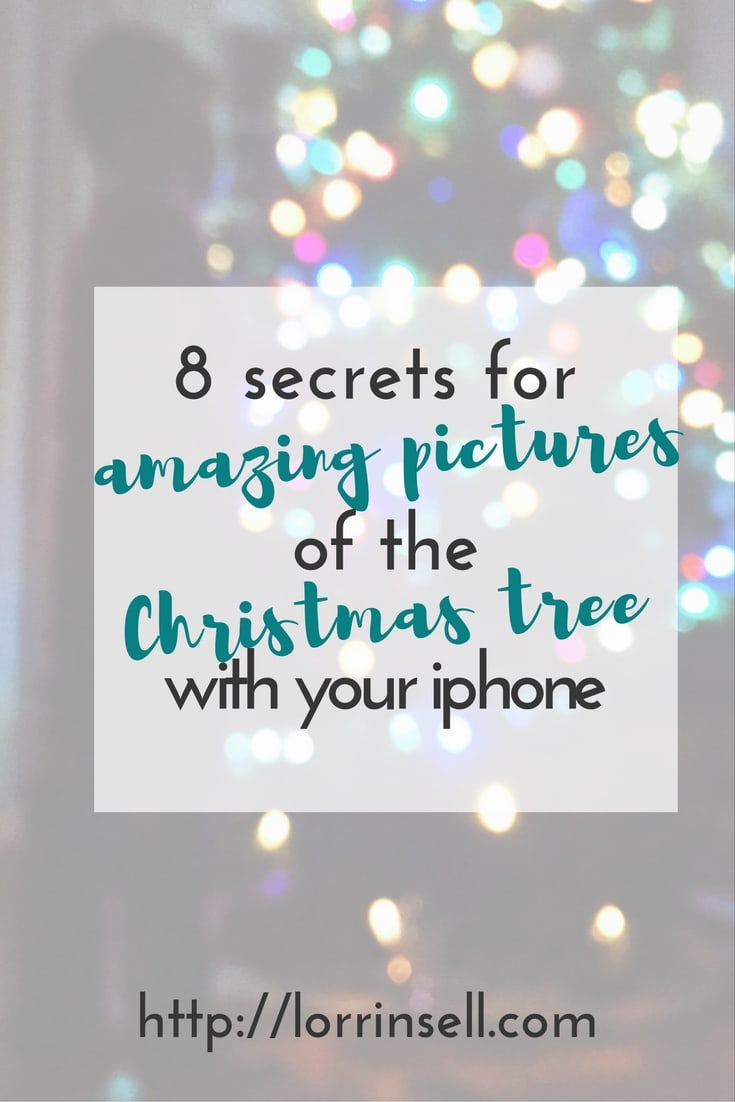 Everyone loves taking pictures of their Christmas tree. You can get amazing pictures even with your iphone!