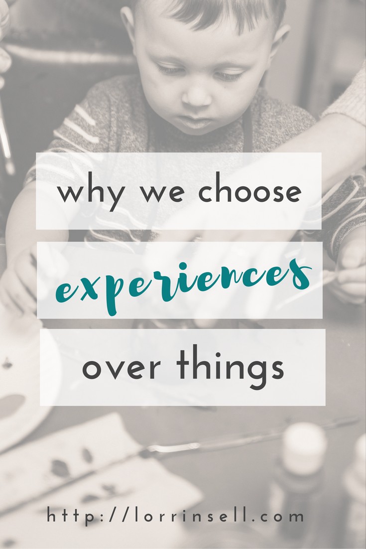 This is so great! Your kids will gain so much more when you choose experiences over things!