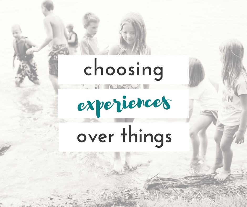 This is so great! Your kids will gain so much more when you choose experiences over things!