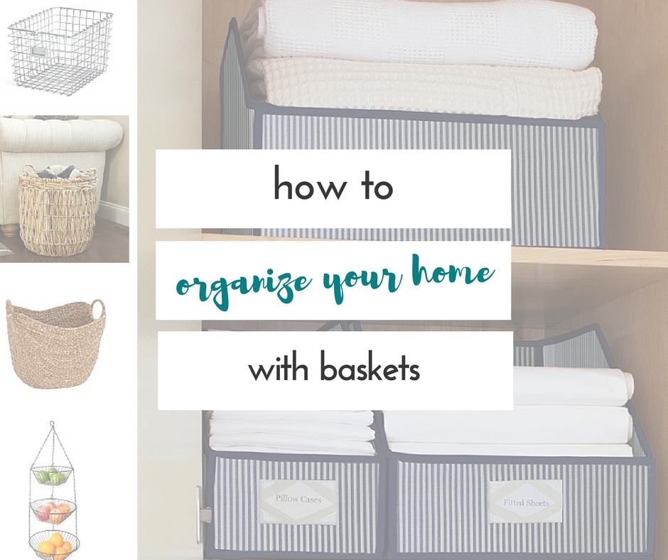 Knowing how to organize with baskets is crucial for our home to stay organized, and not look cluttered. Great ideas here!