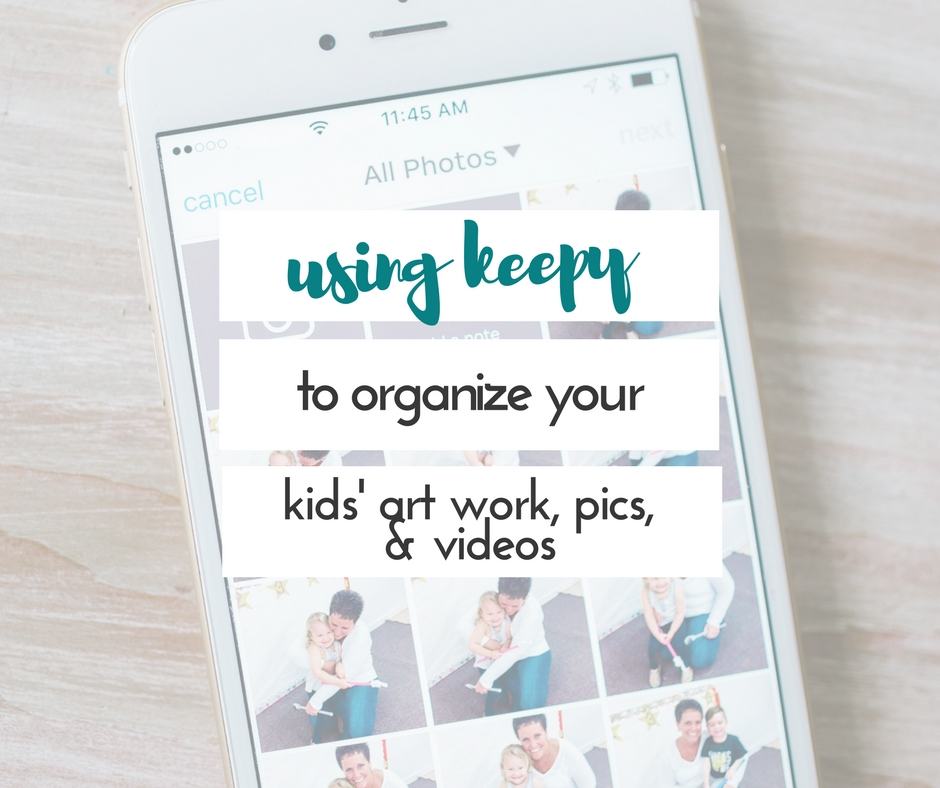 The keepy app is the best way to organize kids art work, pictures, and videos. This is so awesome! I'm soexcited to have found out about this.