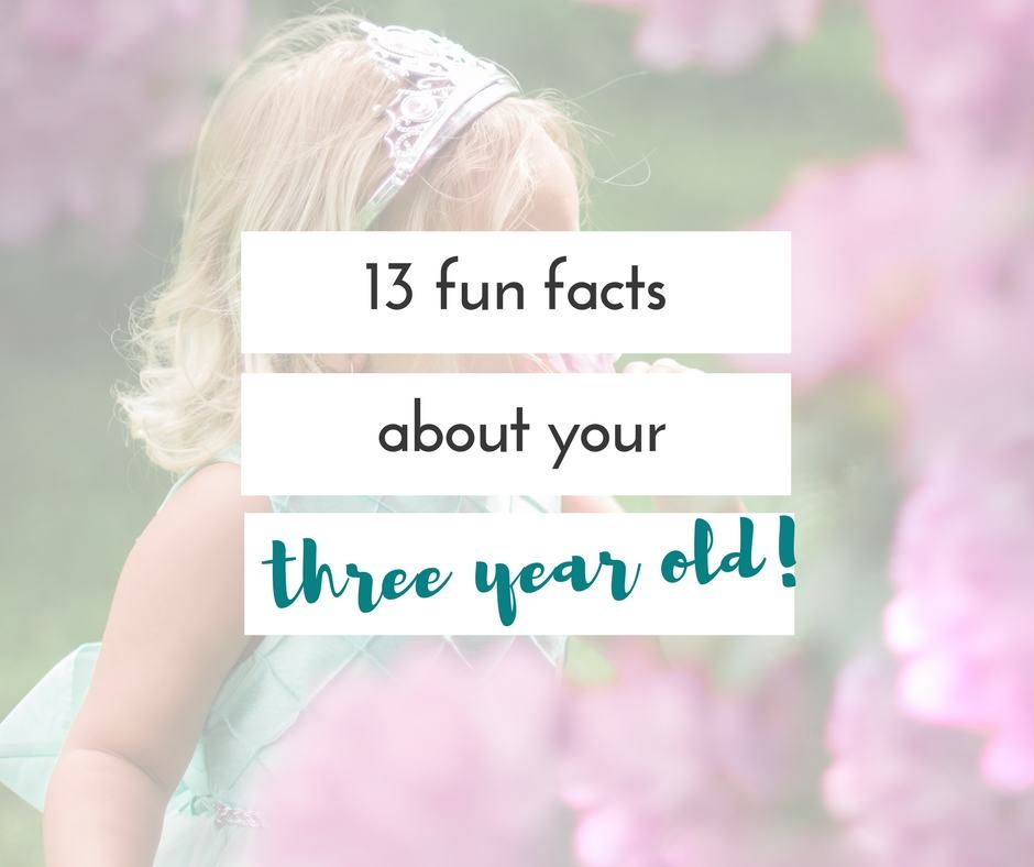 After being in the throes of living with a three year old four times, we have definitely found some facts about 3 year olds.