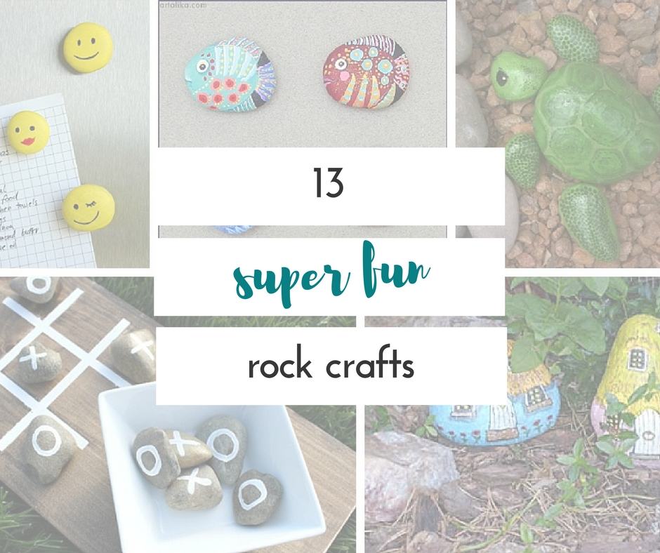 These fun rock crafts are so easy, and definitely a quick idea for something to do with your kids.
