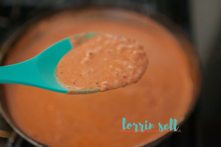 This creamy tomato basil sauce is so tasty, full of delicious ingredients, and still only takes 20 minutes to make.