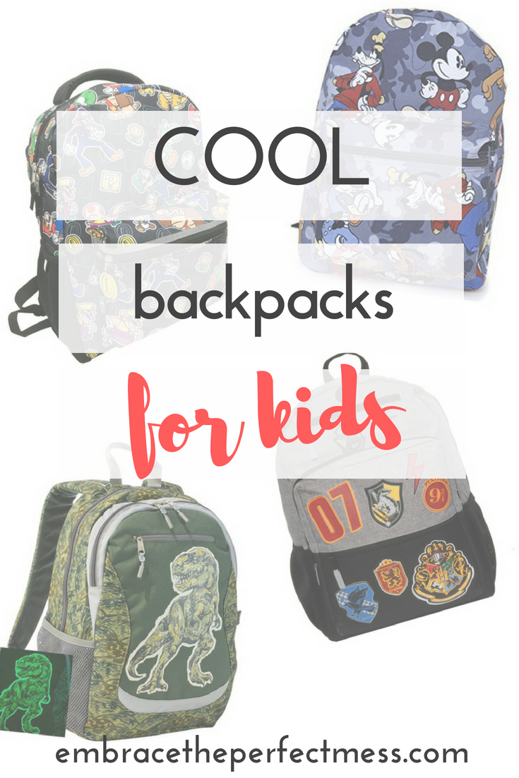 These cool backpacks for kids are sure to make yours smile!