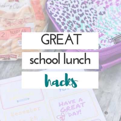 School is just around the corner and if you're packing school lunches you will love these school lunch hacks!